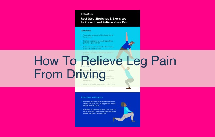 how to relieve leg pain from driving