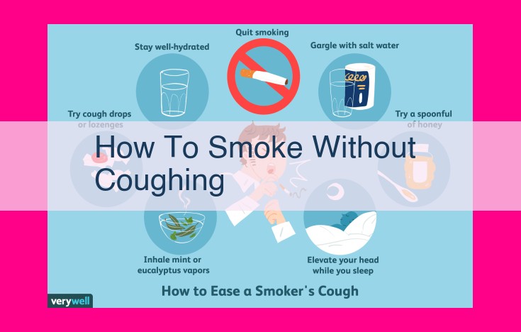 how to smoke without coughing