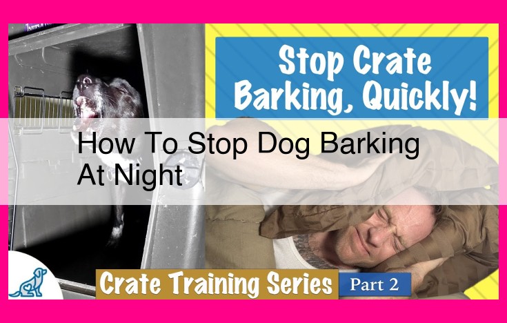 how to stop dog barking at night