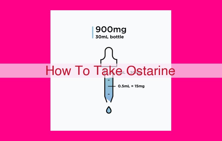 how to take ostarine