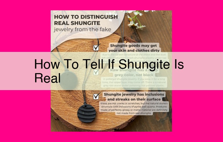 how to tell if shungite is real