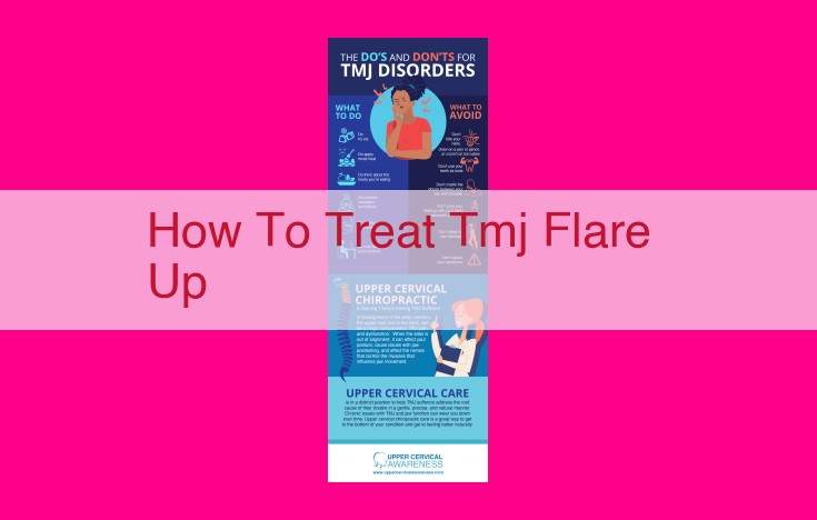 how to treat tmj flare up