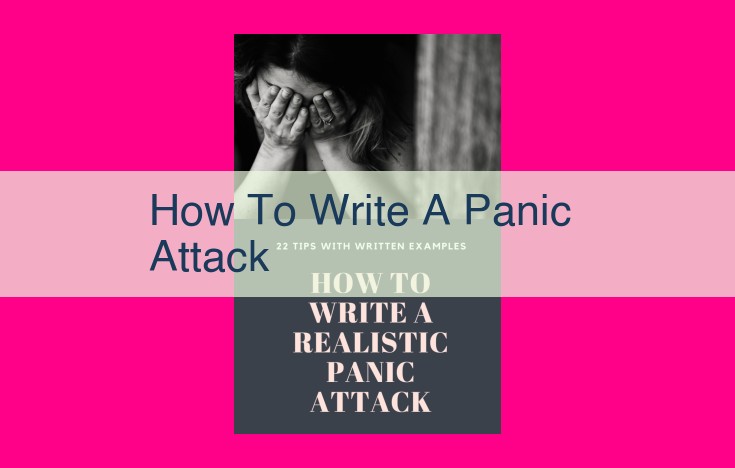 how to write a panic attack