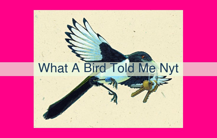 what a bird told me nyt