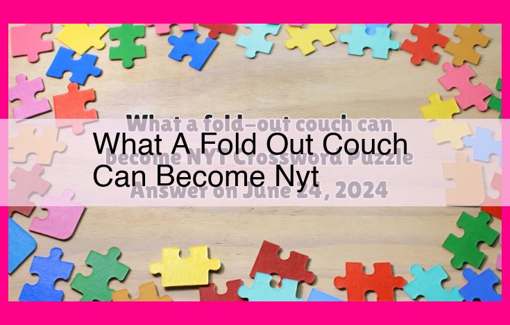 what a fold out couch can become nyt