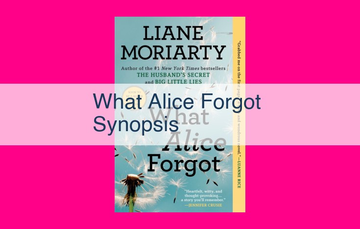 what alice forgot synopsis