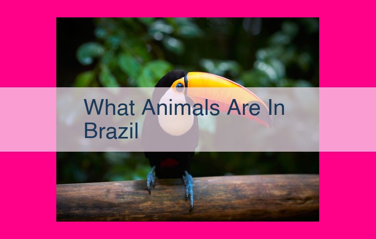 what animals are in brazil