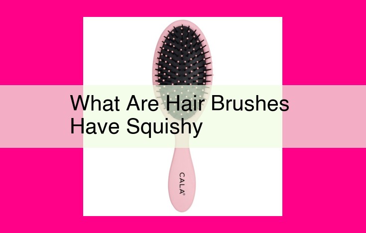 what are hair brushes have squishy