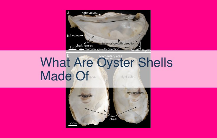 what are oyster shells made of