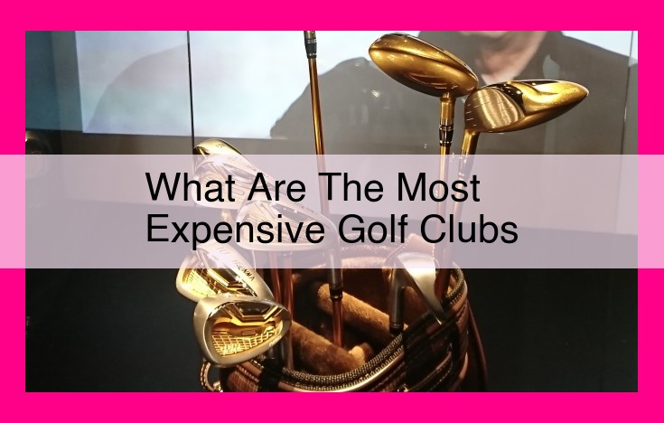 what are the most expensive golf clubs