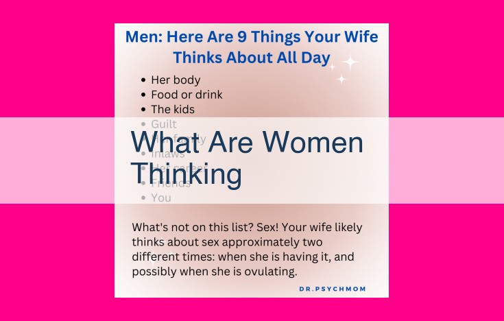 what are women thinking