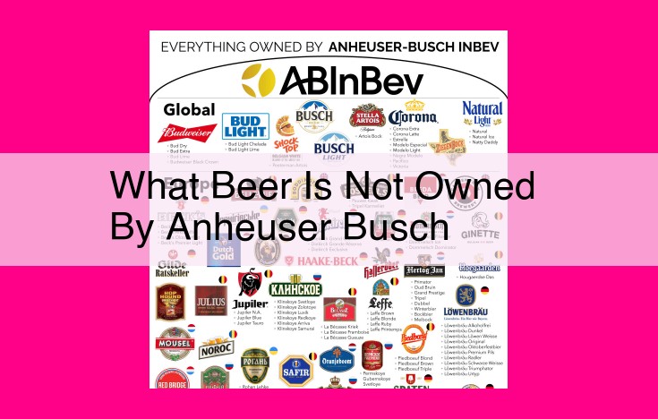 what beer is not owned by anheuser busch