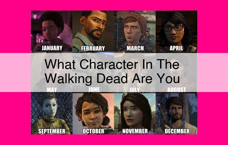 what character in the walking dead are you