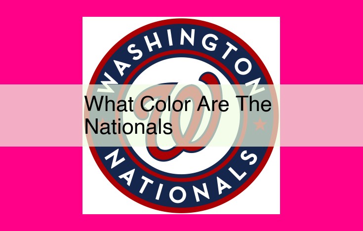 what color are the nationals