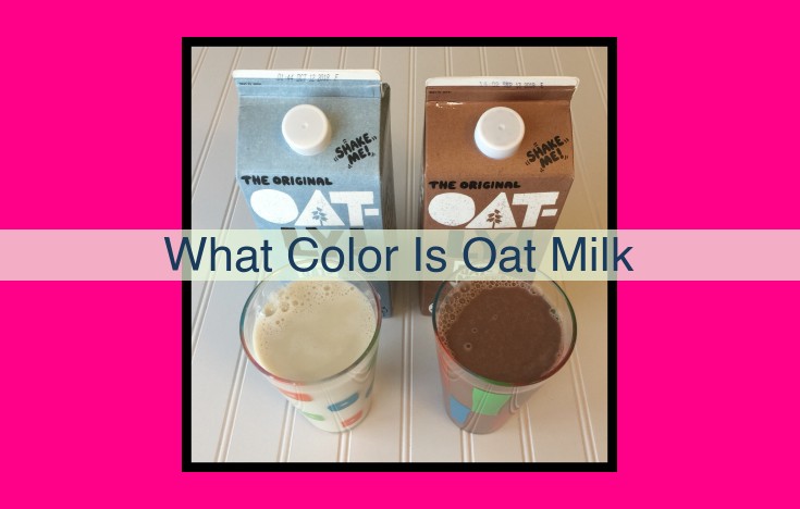 what color is oat milk