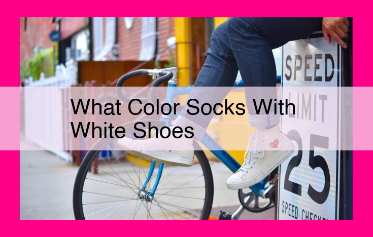 what color socks with white shoes