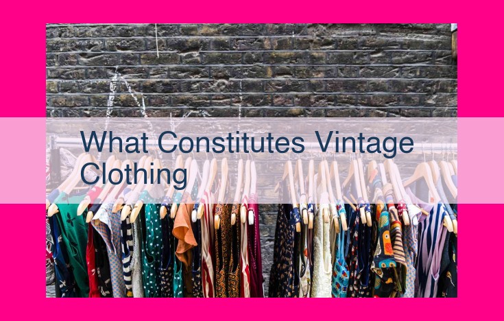 what constitutes vintage clothing