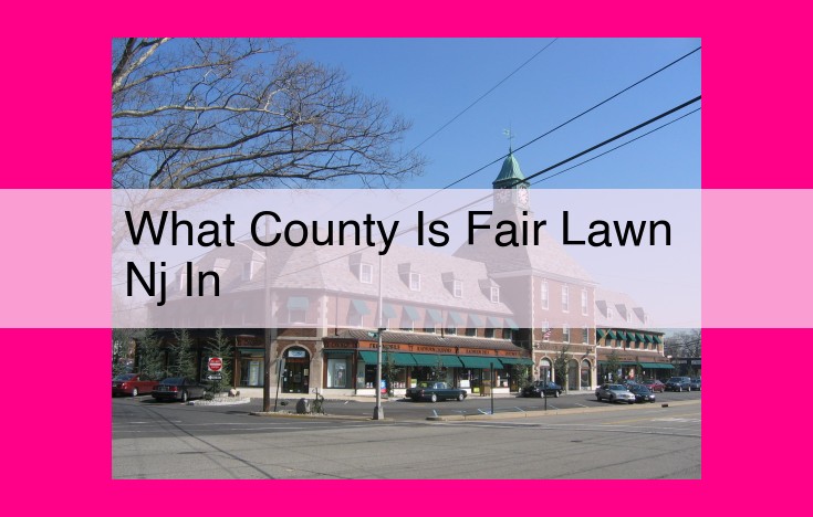 what county is fair lawn nj in