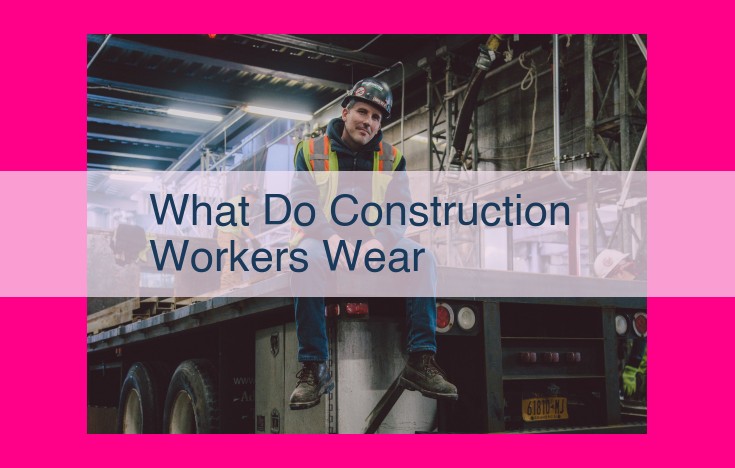 what do construction workers wear