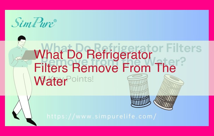 what do refrigerator filters remove from the water