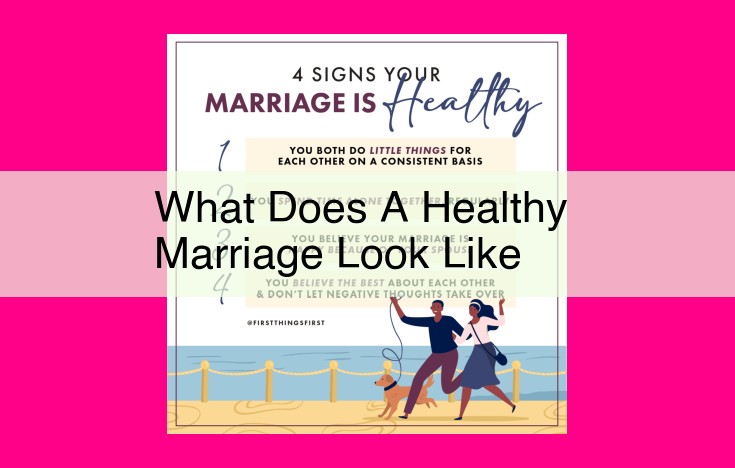 what does a healthy marriage look like