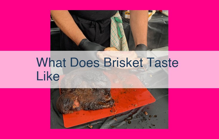 what does brisket taste like