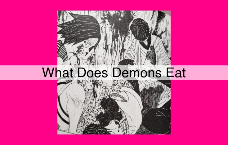 what does demons eat