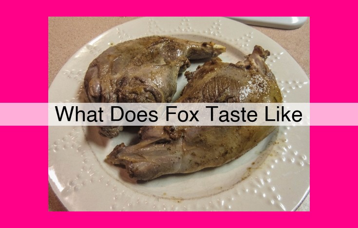 what does fox taste like