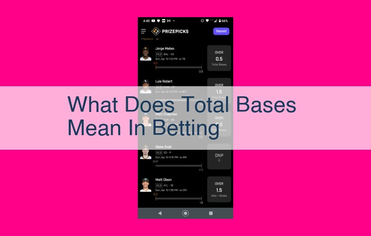 what does total bases mean in betting