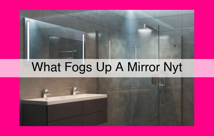 what fogs up a mirror nyt