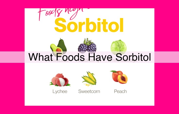 what foods have sorbitol