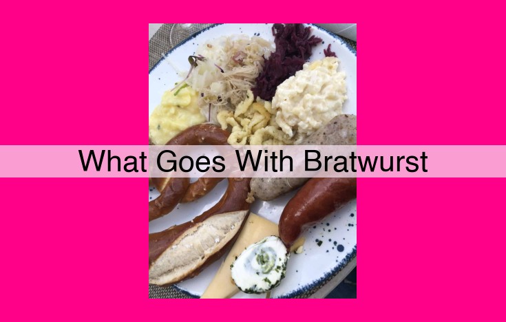 what goes with bratwurst