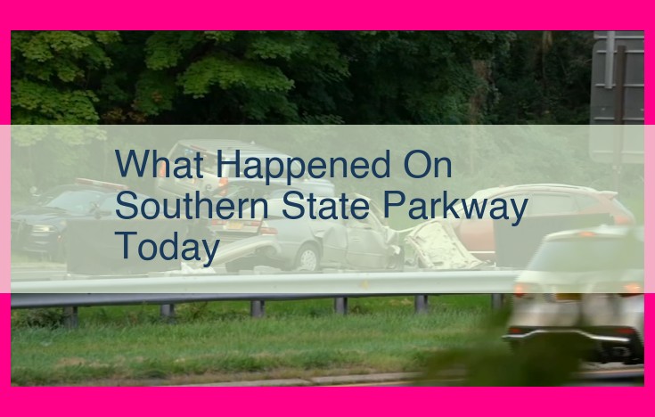 what happened on southern state parkway today