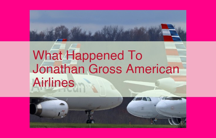 what happened to jonathan gross american airlines