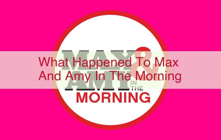 what happened to max and amy in the morning