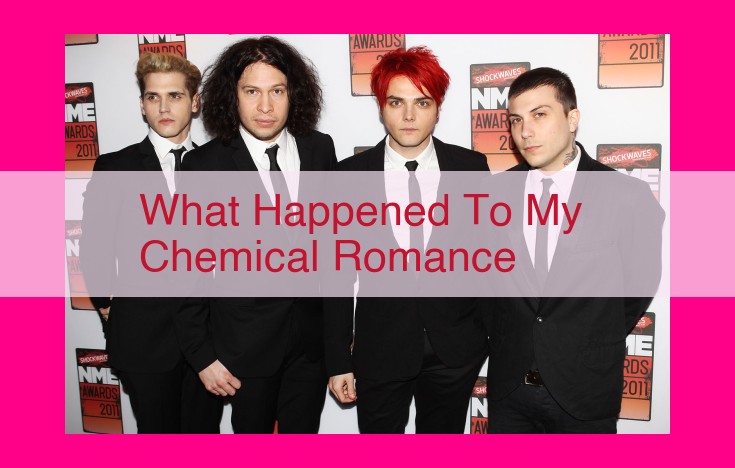 what happened to my chemical romance