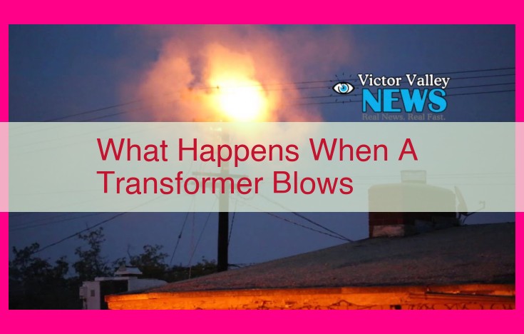 what happens when a transformer blows