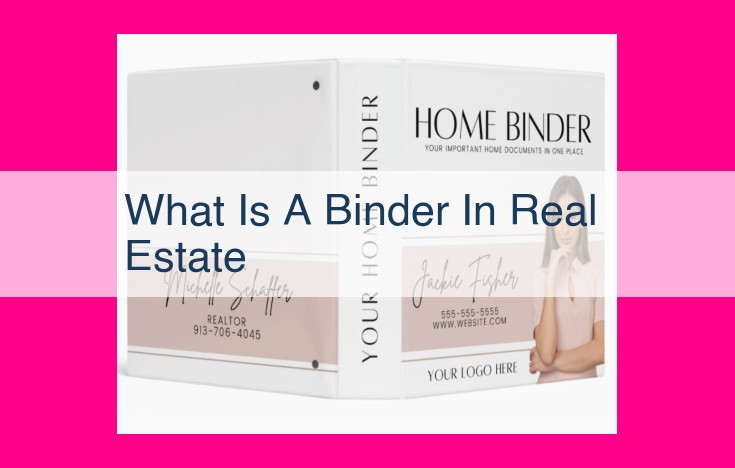 what is a binder in real estate