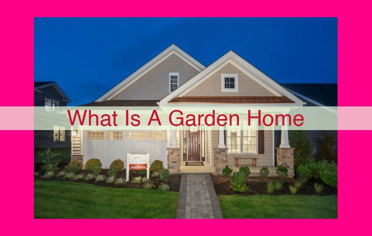 what is a garden home