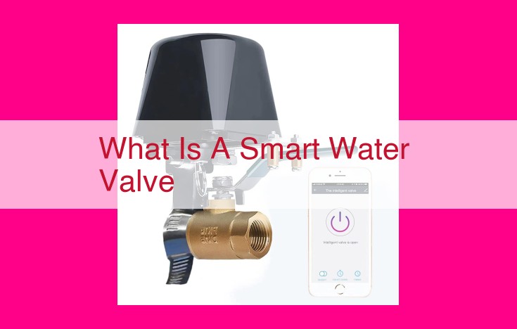 what is a smart water valve