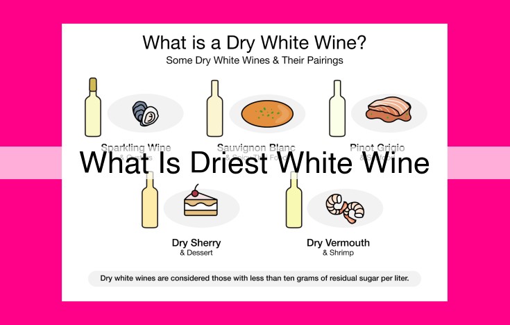 what is driest white wine