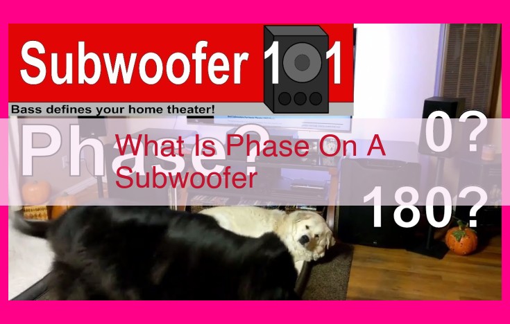 what is phase on a subwoofer