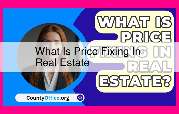 what is price fixing in real estate