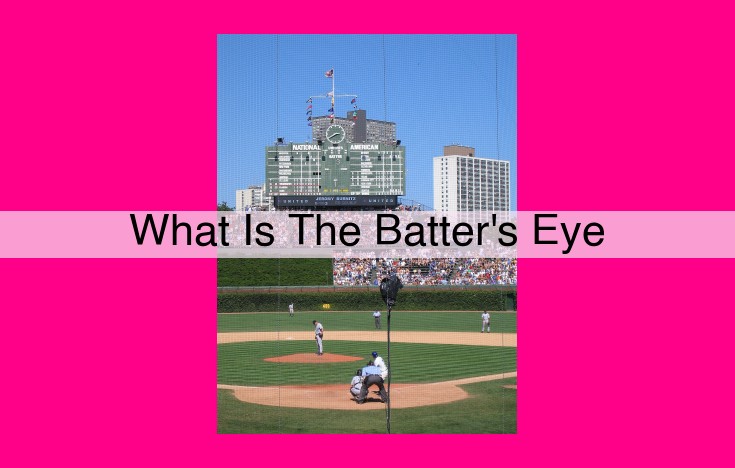 what is the batter's eye