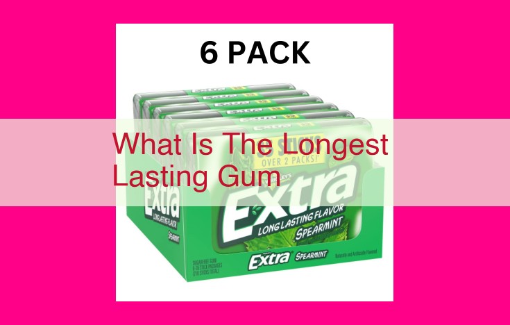 what is the longest lasting gum