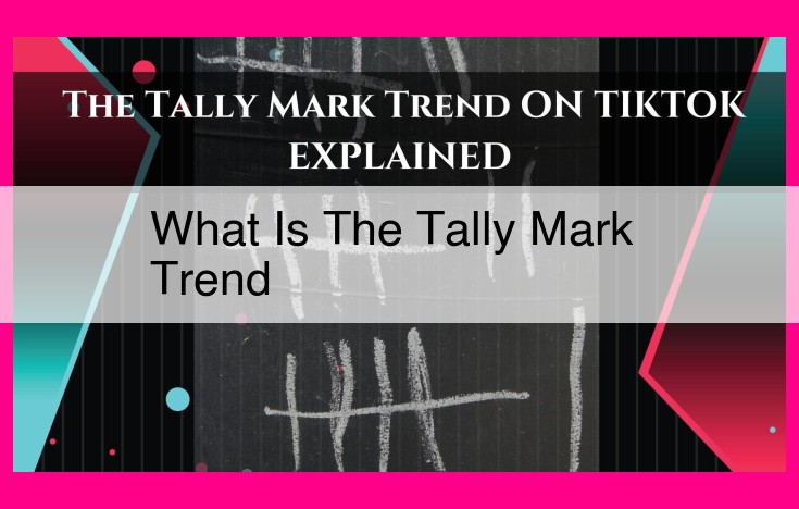 what is the tally mark trend