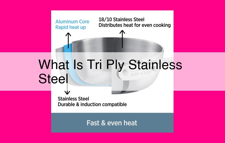 what is tri ply stainless steel