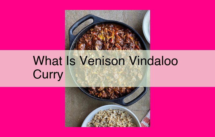 what is venison vindaloo curry