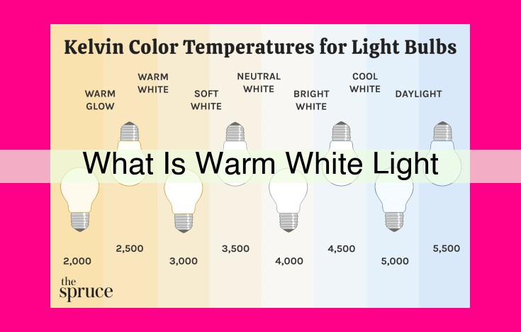 what is warm white light