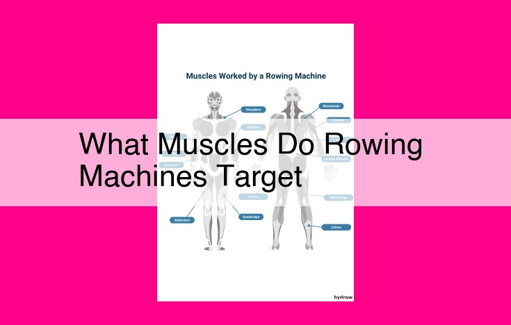 what muscles do rowing machines target